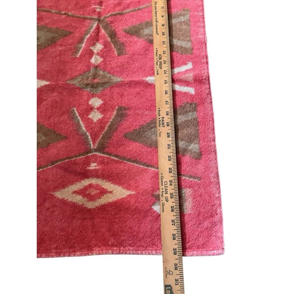 Vtg Ralph Lauren Bath Towel Southwest Aztec Tribal hand Towel 29”x20”